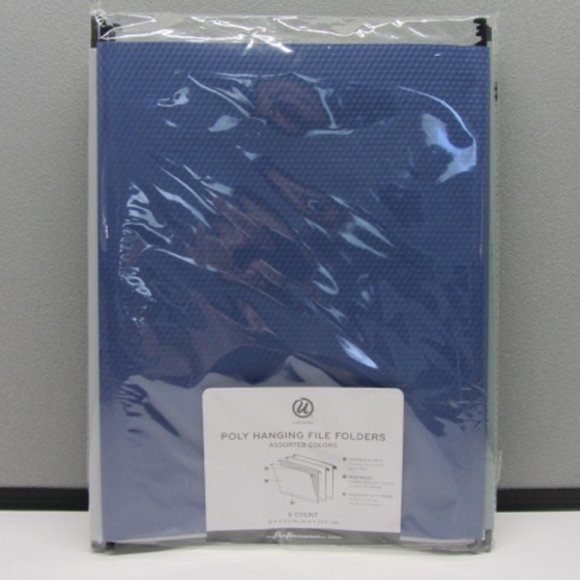 U Brands Performance Poly Hanging File Folders. 6 Packs of 6 = 36 Total. BNIP! - Picture 3 of 5